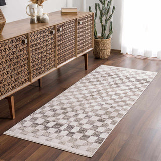 Medium Pile Rug with Timeless Geometric Pattern