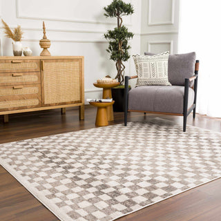 Medium Pile Rug with Timeless Geometric Pattern