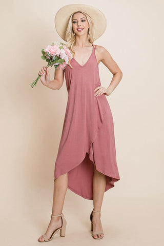 Pismo High-Low Strappy Dress