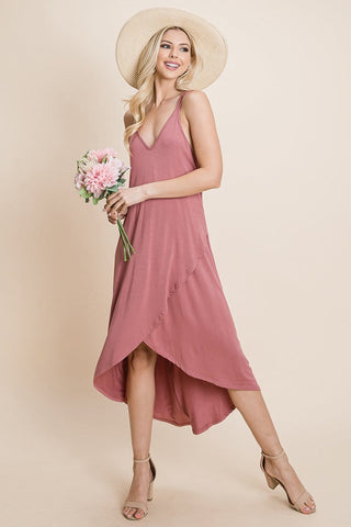 Pismo High-Low Strappy Dress