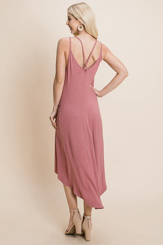 Pismo High-Low Strappy Dress