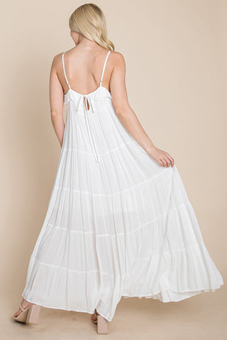 Maris Tiered Stripe Maxi Dress
