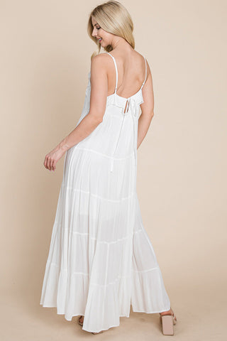 Maris Tiered Stripe Maxi Dress