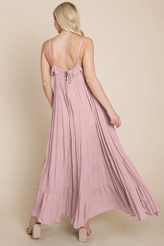 Maris Tiered Stripe Maxi Dress