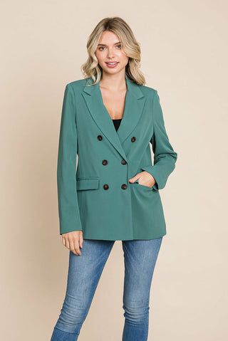 Petrolia Double Breasted Blazer