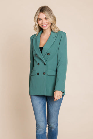 Petrolia Double Breasted Blazer
