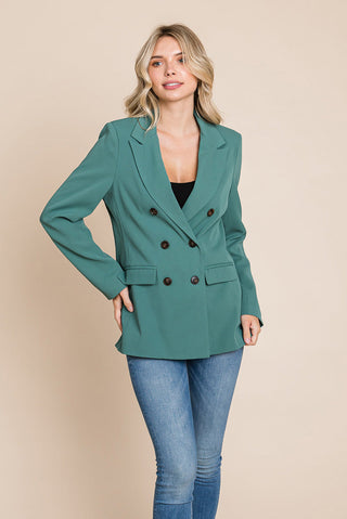 Petrolia Double Breasted Blazer