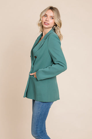 Petrolia Double Breasted Blazer