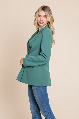Petrolia Double Breasted Blazer