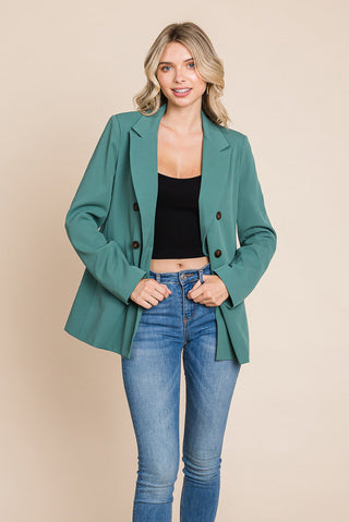 Petrolia Double Breasted Blazer