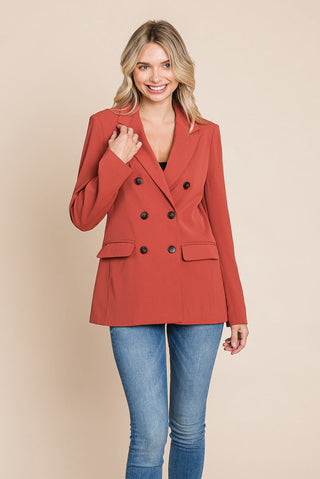 Petrolia Double Breasted Blazer