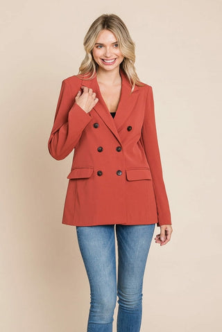 Petrolia Double Breasted Blazer