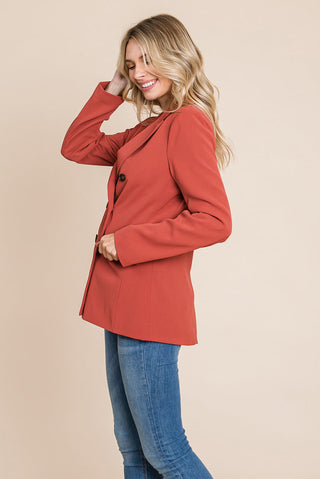 Petrolia Double Breasted Blazer