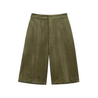 Suede Lapel Jacket & Pant Set