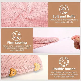 Absorbent Hair Wrap Towel