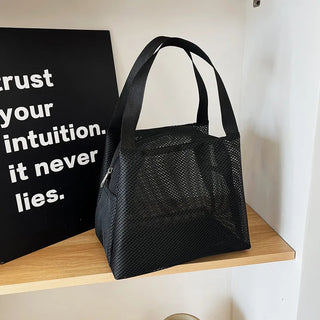 Portable Mesh Cosmetic Bag