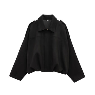 Marsly Longline Suede-Effect Coat