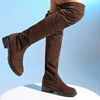 Over-the-Knee Suede Boots
