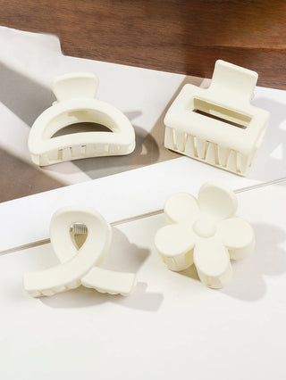 Flower Hair Claw Clips