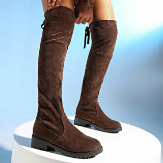 Over-the-Knee Suede Boots