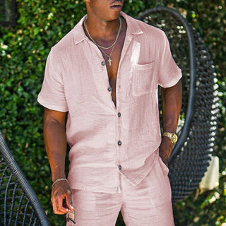 Linen Button-Up Set