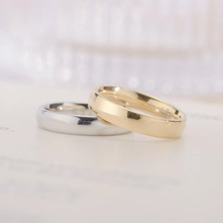 Gold Plated Wedding Band Unisex