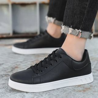 Faux Leather Sneakers