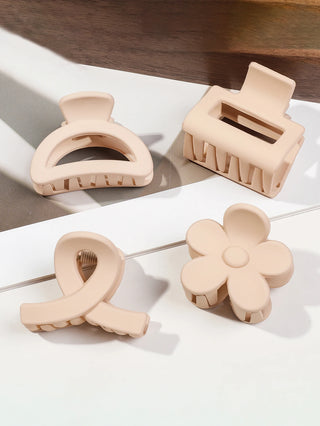 Flower Hair Claw Clips