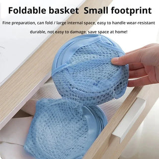 Folding Mesh Storage Basket