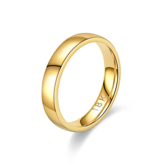 Gold Plated Wedding Band Unisex