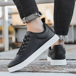 Faux Leather Sneakers