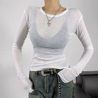 Cheyenne Semi Sheer Longsleeve Top