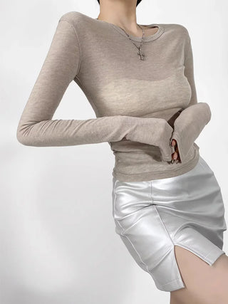 Cheyenne Semi Sheer Longsleeve Top