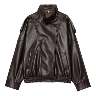 Lennox Oversized Faux Leather Jacket