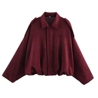 Marsly Longline Suede-Effect Coat