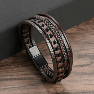 Vintage Leather Rope Bracelet