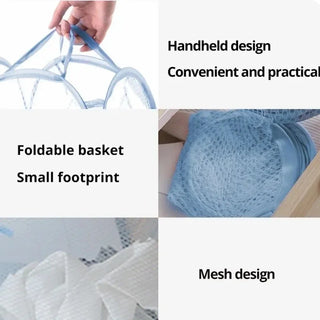 Folding Mesh Storage Basket