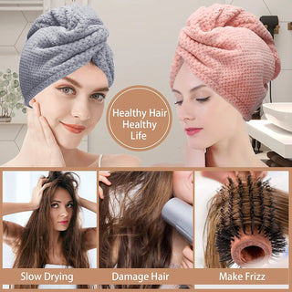 Absorbent Hair Wrap Towel