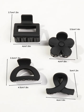 Flower Hair Claw Clips