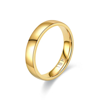 Gold Plated Wedding Band Unisex