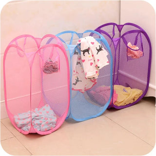 Folding Mesh Storage Basket