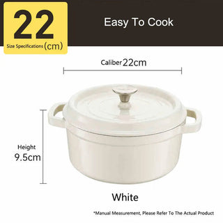 Cooker King Cast Iron Enamel Pot