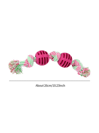 Double Knot Cotton Rope Dog Chew Toy