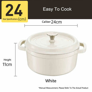 Cooker King Cast Iron Enamel Pot