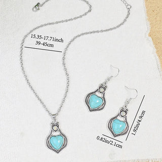 Vintage Turquoise Jewelry Set
