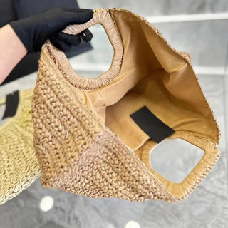 Half Moon Basket Beach Bag