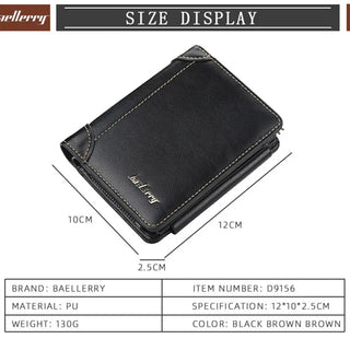 Trifold Wallet w/ Stitching