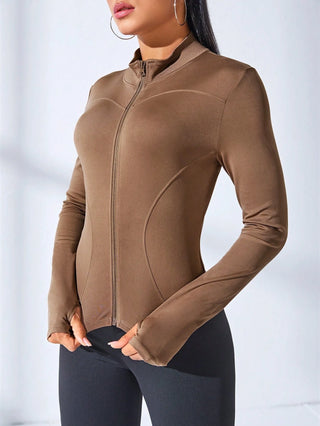 2024 New yoga coat short sports jacket women's fitness clothes