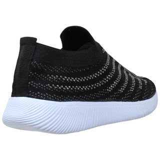 Rhinestone Accent Slip-On Sneakers