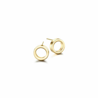 Oria Open Circle Stud Earrings